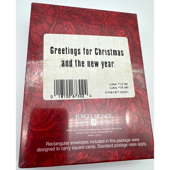 American Greetings NEW cards with envelopes Christmas tree - Picture 3 of 4